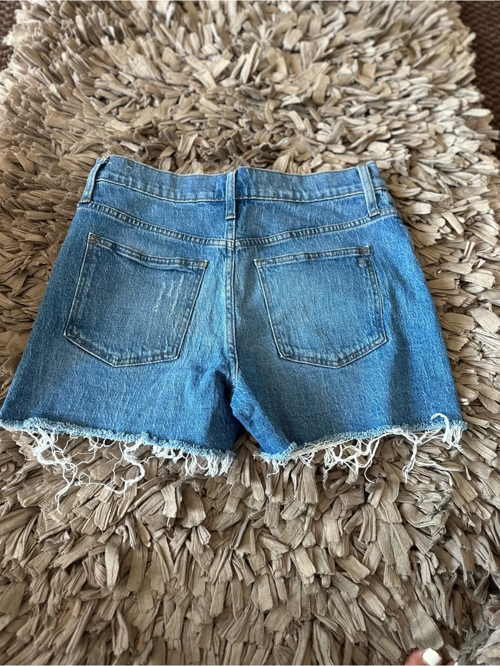 Madewell Distressed high rise  Denim  Shorts